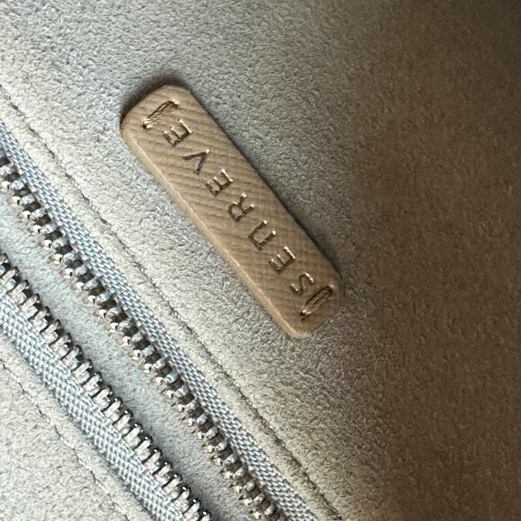 Senreve Aria Belt Bag in Pebbled / Sand / Silver EUC 100% Genuine Leather - Picture 7 of 16
